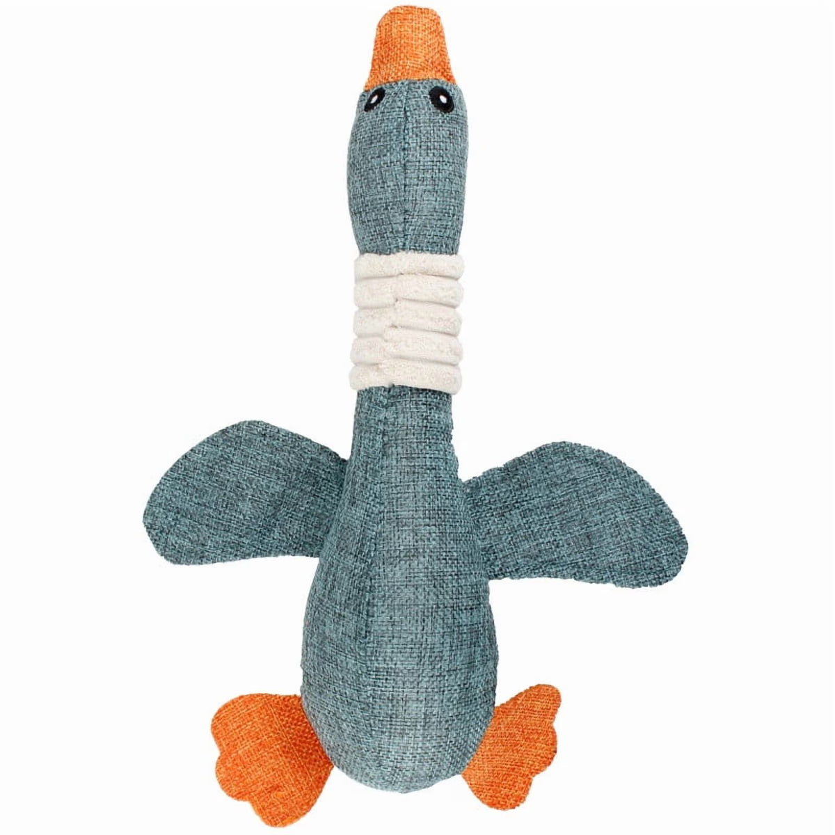 Dog Toys for Aggressive Chewers Small Medium Large Breed, Upgraded Goose Indestructible Dog Toys, Durable Stuffed Squeaky Chew Toys