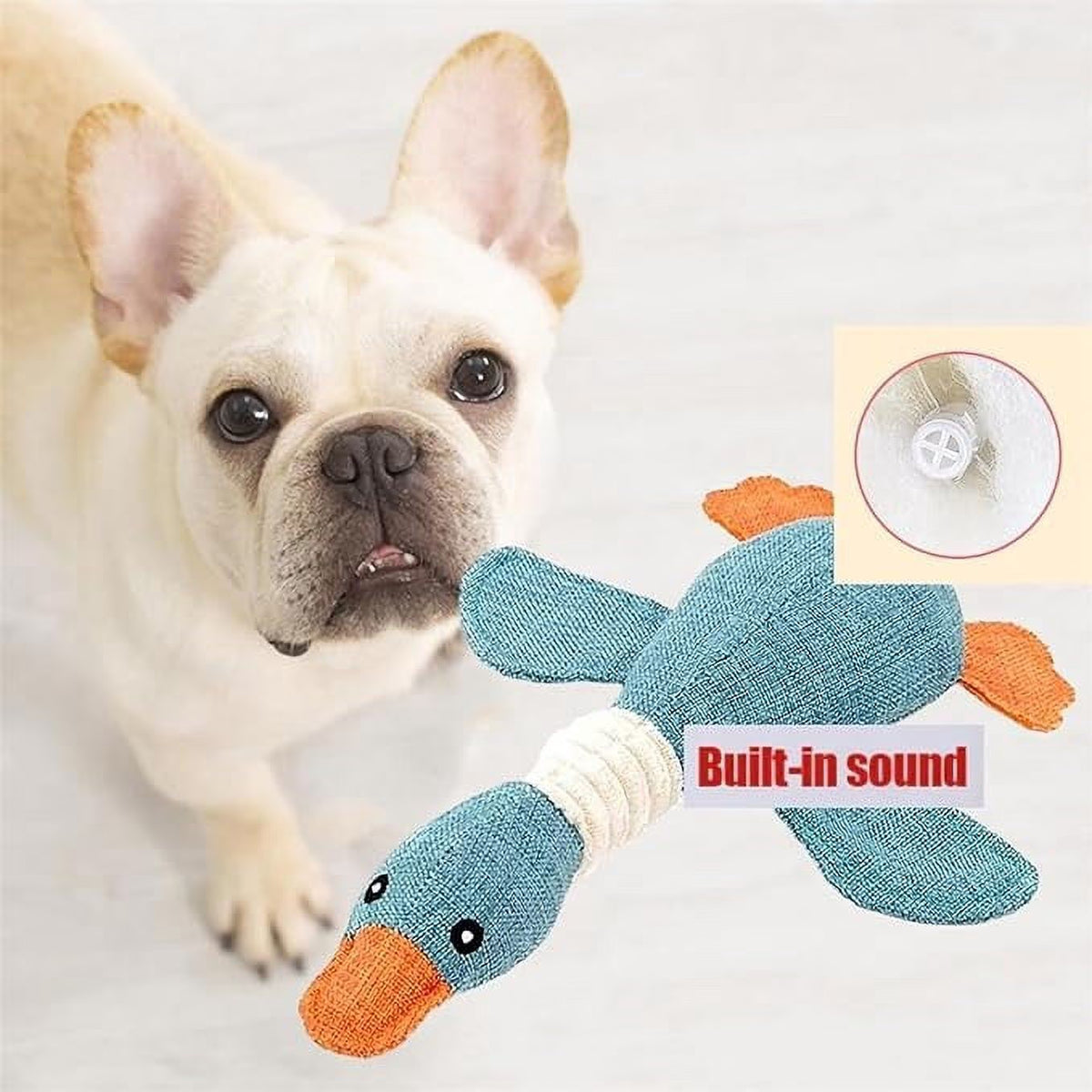 Dog Toys for Aggressive Chewers Small Medium Large Breed, Upgraded Goose Indestructible Dog Toys, Durable Stuffed Squeaky Chew Toys